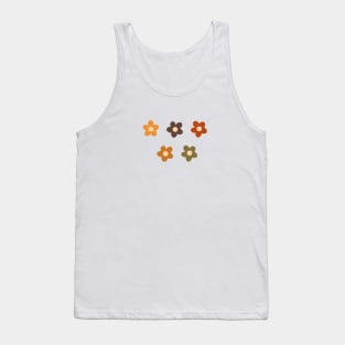 Eart tone flowers Tank Top